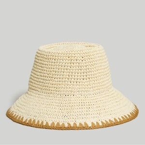 Madewell Straw Bucket Hat